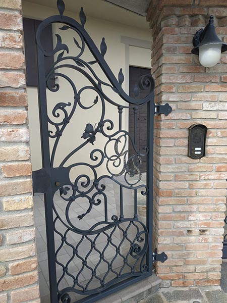 Cancelletto in ferro battuto Voghera