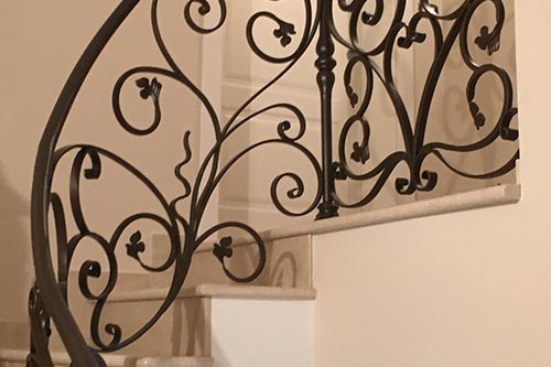 Ringhiere per scale Voghera