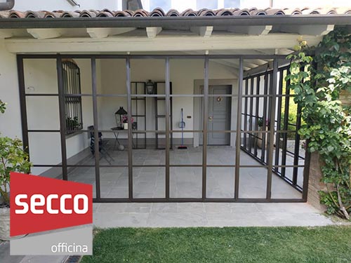 Finestre in acciaio Secco Sistemi Voghera